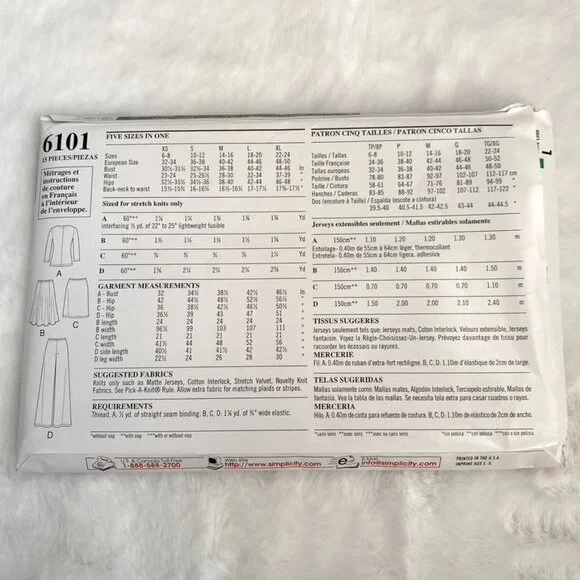 3 New Look Sewing Patterns - Picture 7 of 7